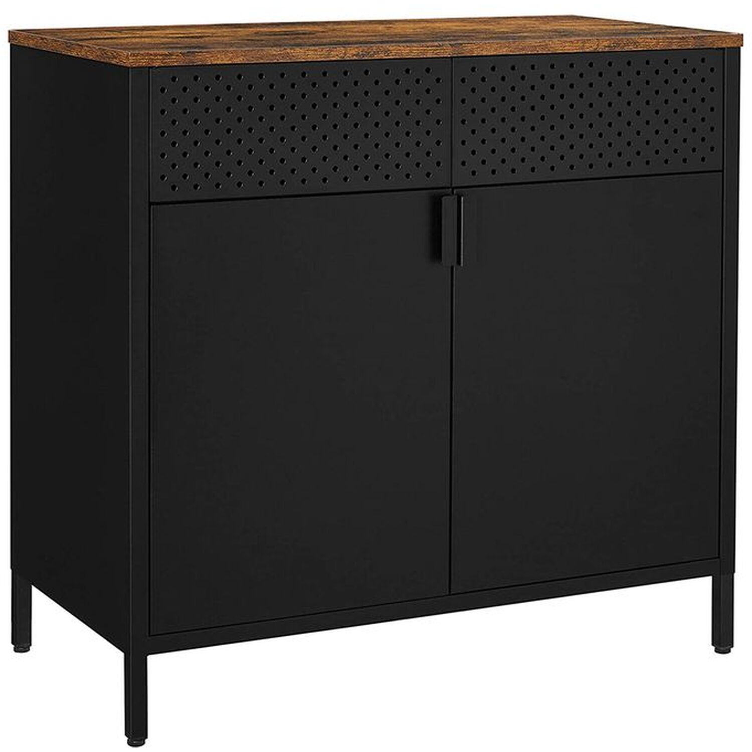 Industrial Multi-purpose Floor Sideboard - Black