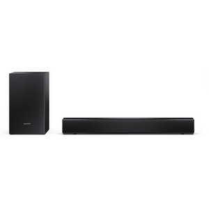 SHARP HT-SBW121K 2.1 Soundbar with Subwoofer and Remote