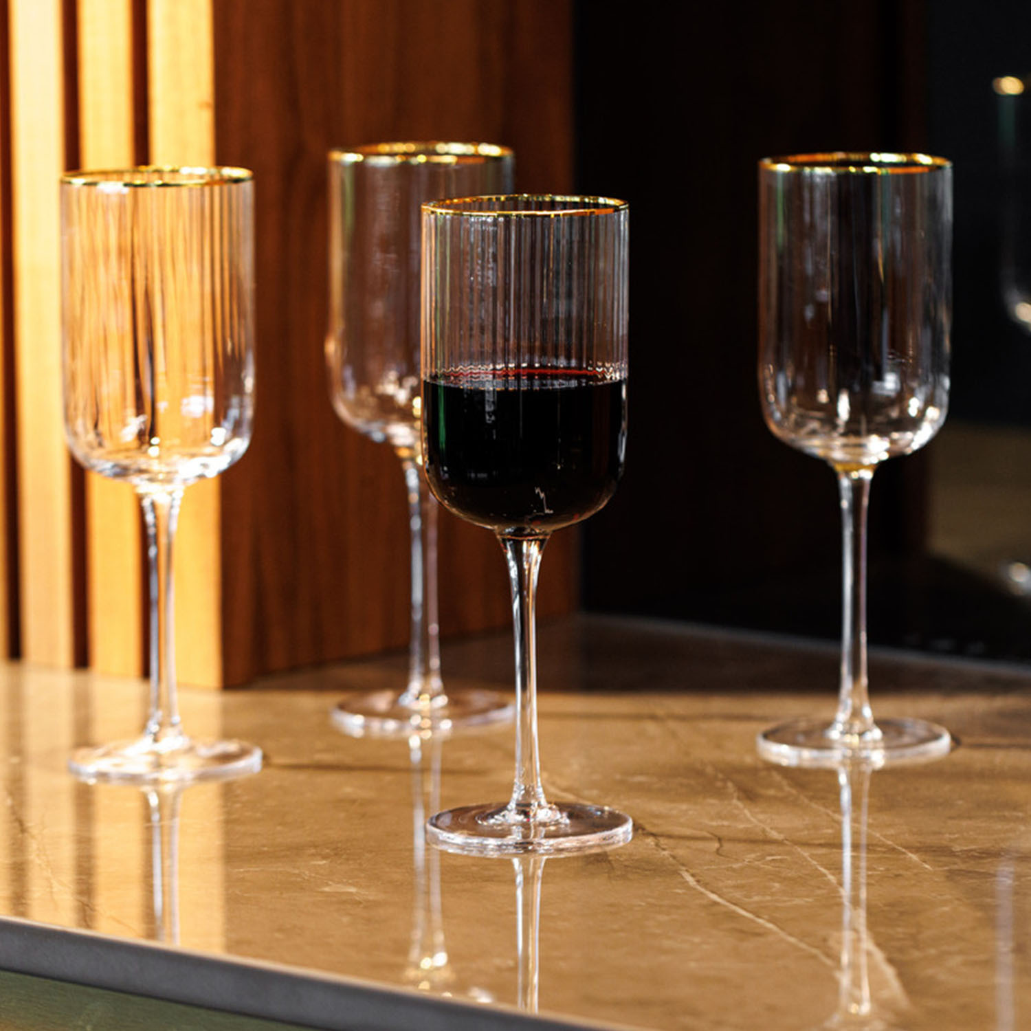 Image of Mikasa Wine Glasses Set of 4&hellip;