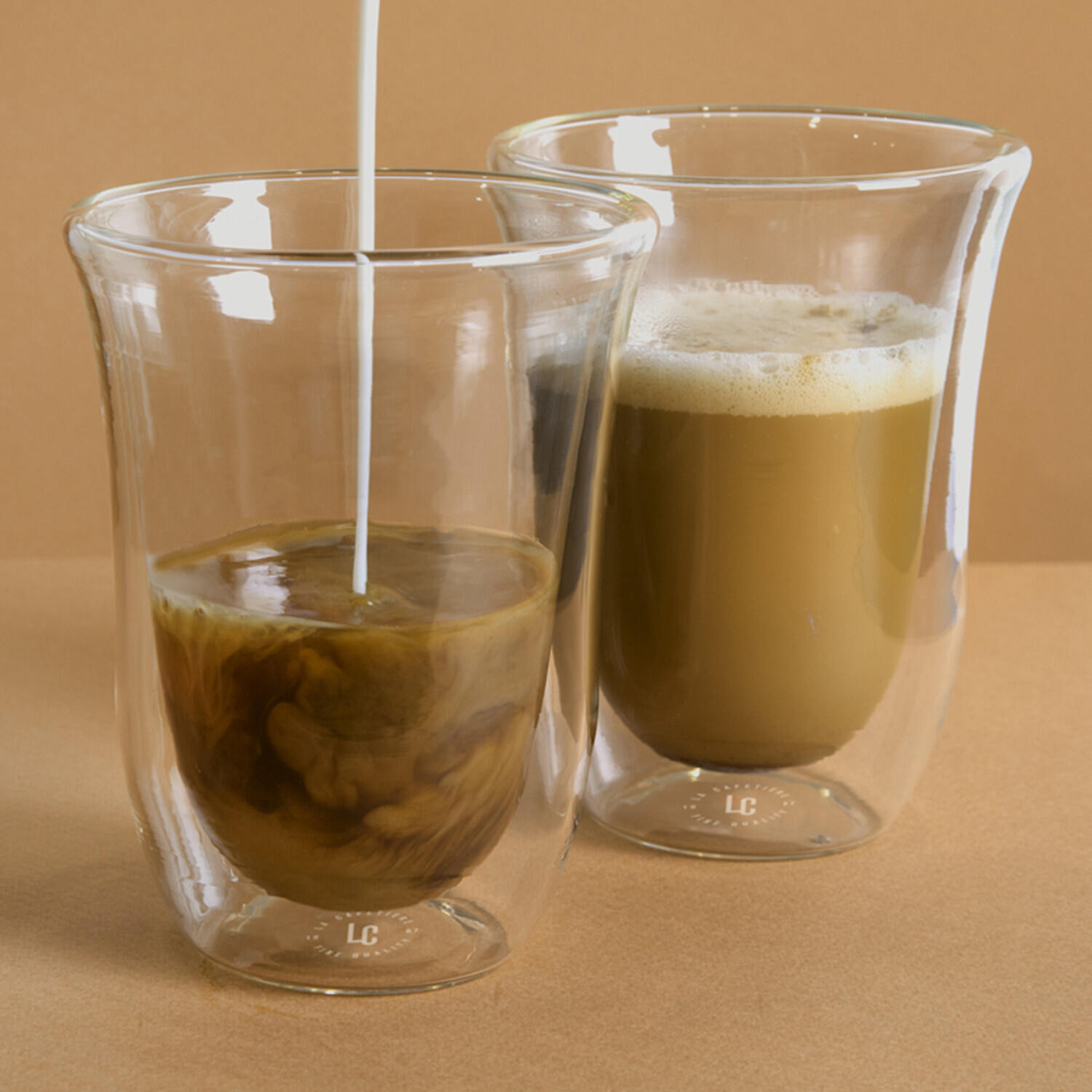 Image of La Cafetire Set of 2 Double-Walled&hellip;