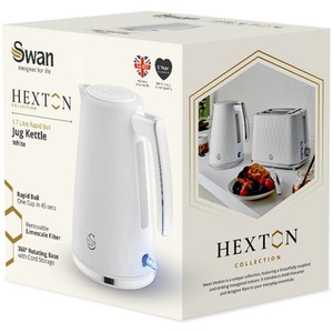 Hexton 1.7L 3KW Kettle White