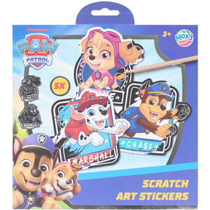 Paw Patrol Scratch Art Stickers