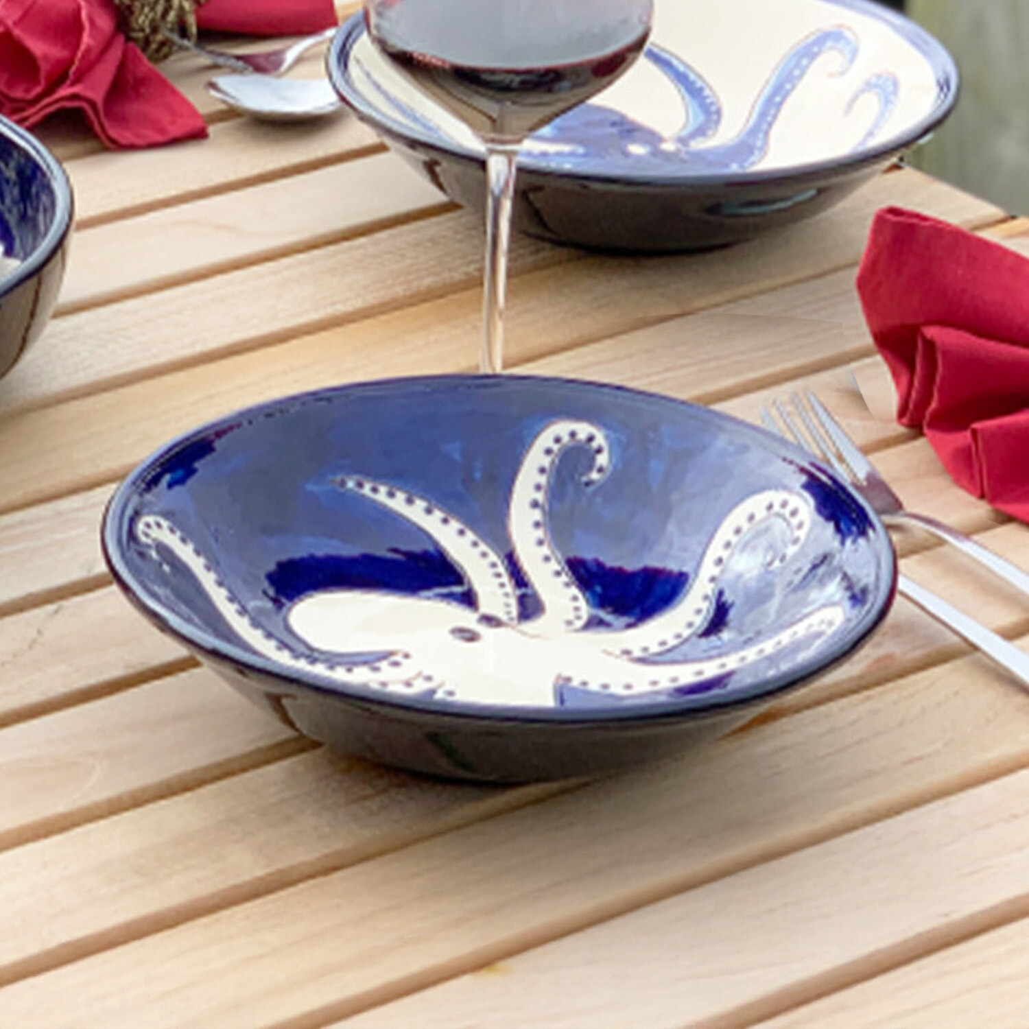 Image of Signature Octopus Ceramic Tapas Bowls -&hellip;