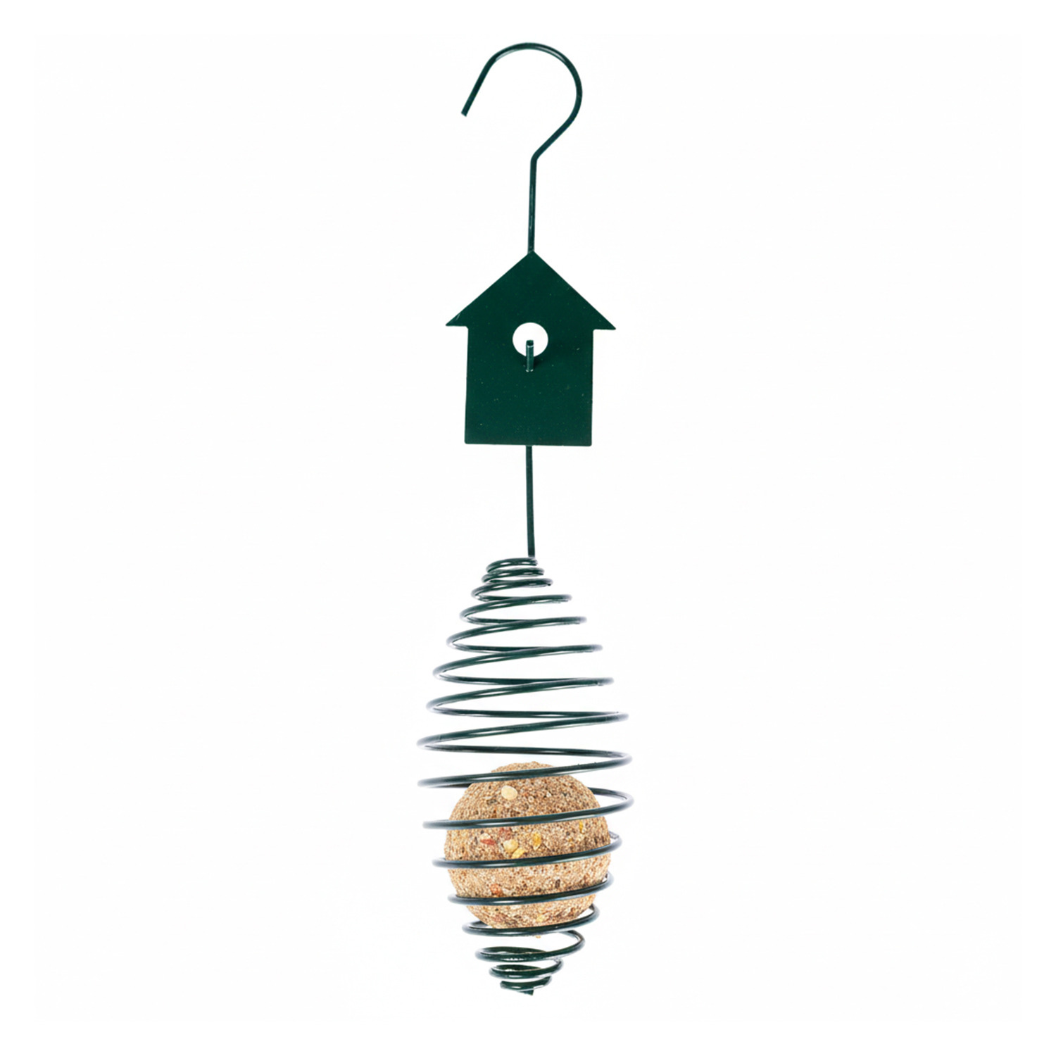 Image of Metal Spring Bird Feeder with Bird&hellip;