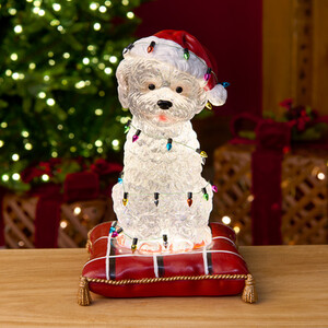 Cockapoo Light Up Glitter Spinner