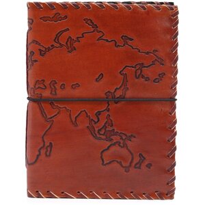Travel Journal with Wrap Light Tan