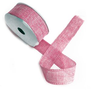 Baby Pink Natural Texture Ribbon for Gift Wrapping Decor