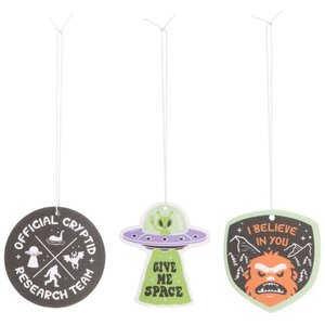 Set of 6 Cryptid Scented Air Fresheners Car Locker Fresheners