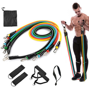 Resistance Bands Set 150lbs with Handles, Door Anchor Bag