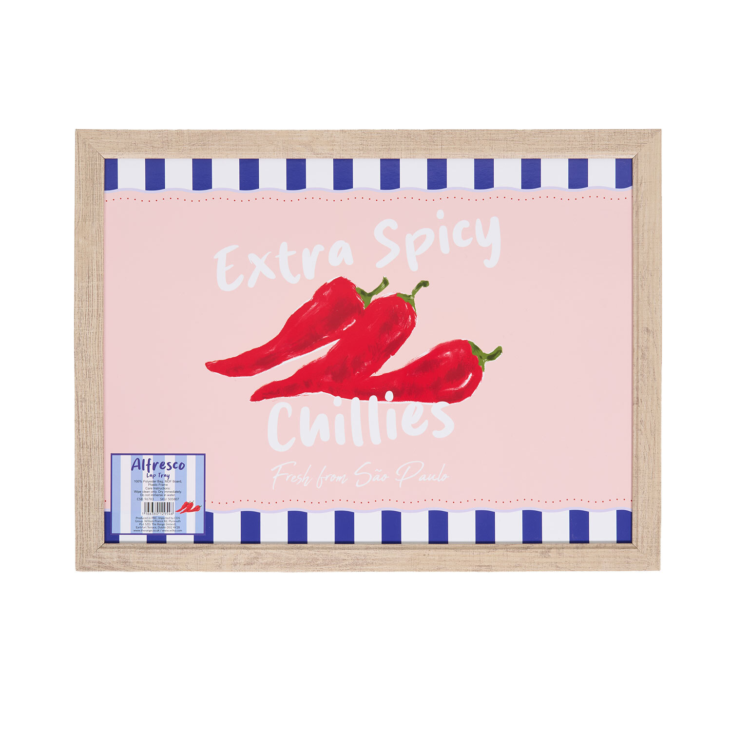 Image of Alfresco Lap Tray - Pink