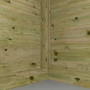 Tree House Lean To 8ft x 4ft Wooden Traditional Lean To Greenhouse