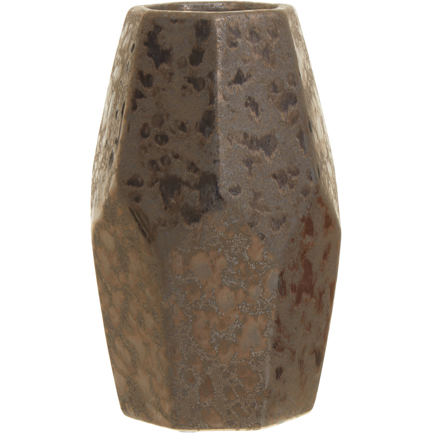 Alexa Ombre Small Glass Vase - Clay 95%,Glaze 5%