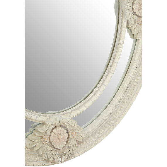 Brussels Baroque Rectangular Silver Wall Mirror