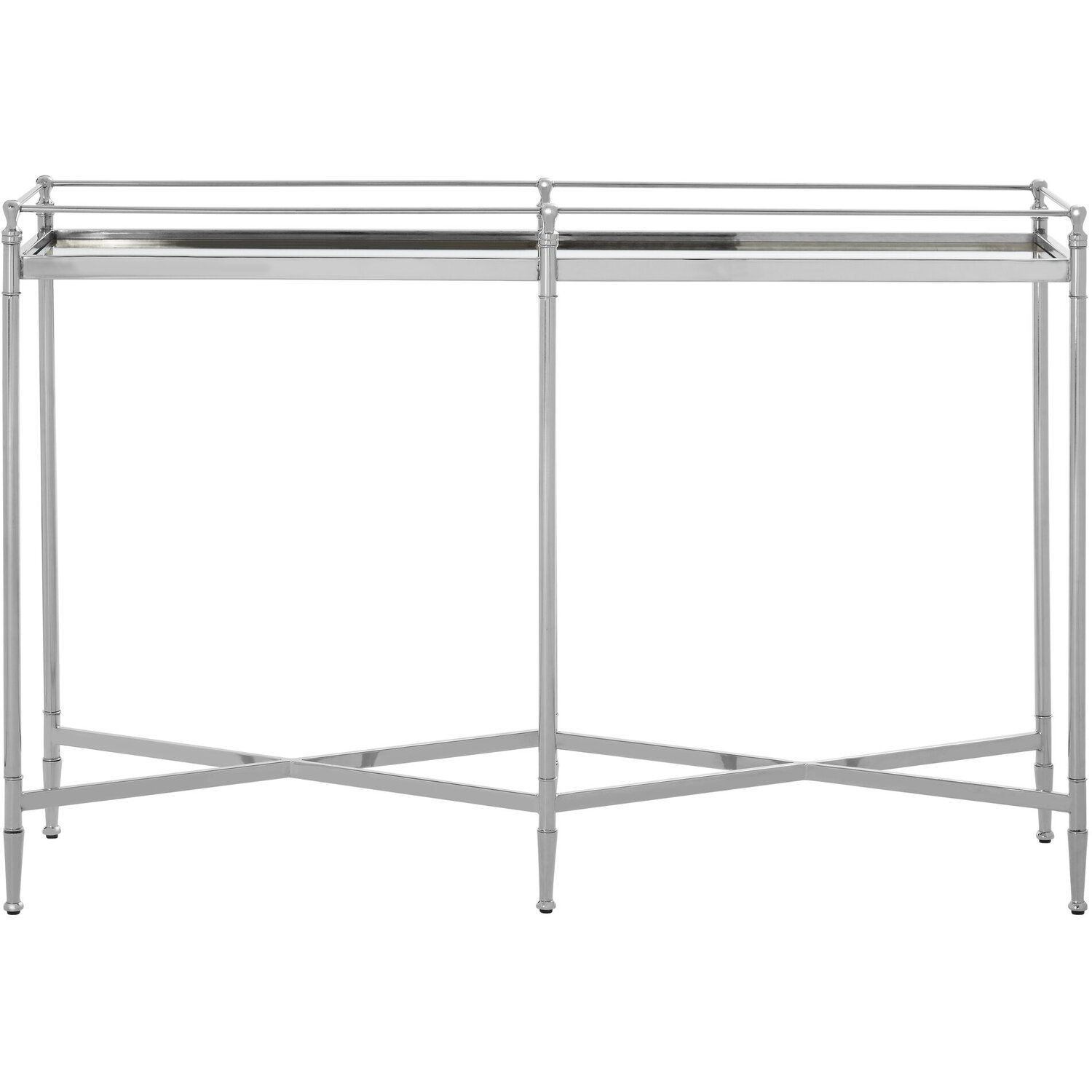 Zach Console Table - Silver