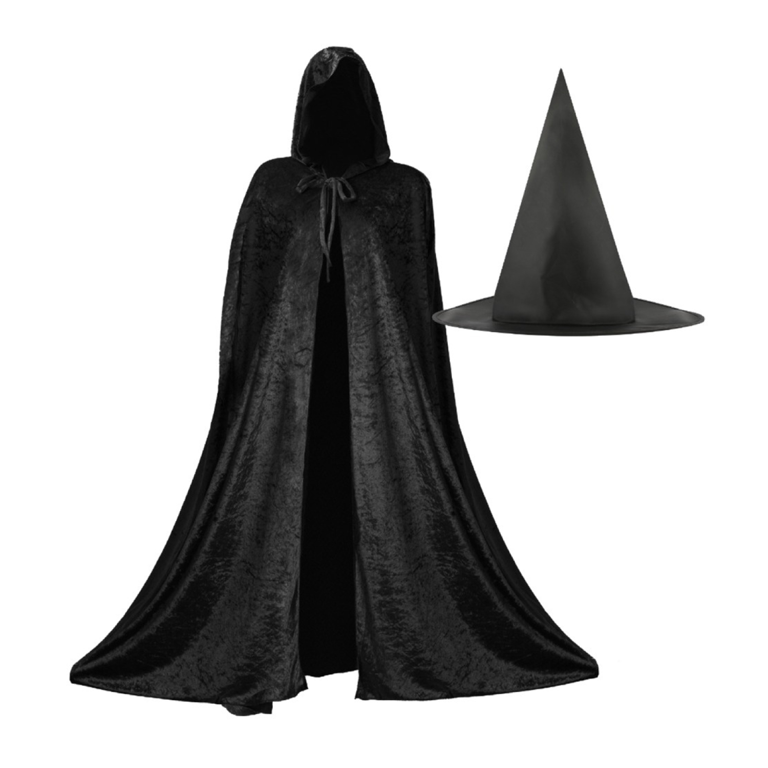 Witch Costume Set - Cape & Hat