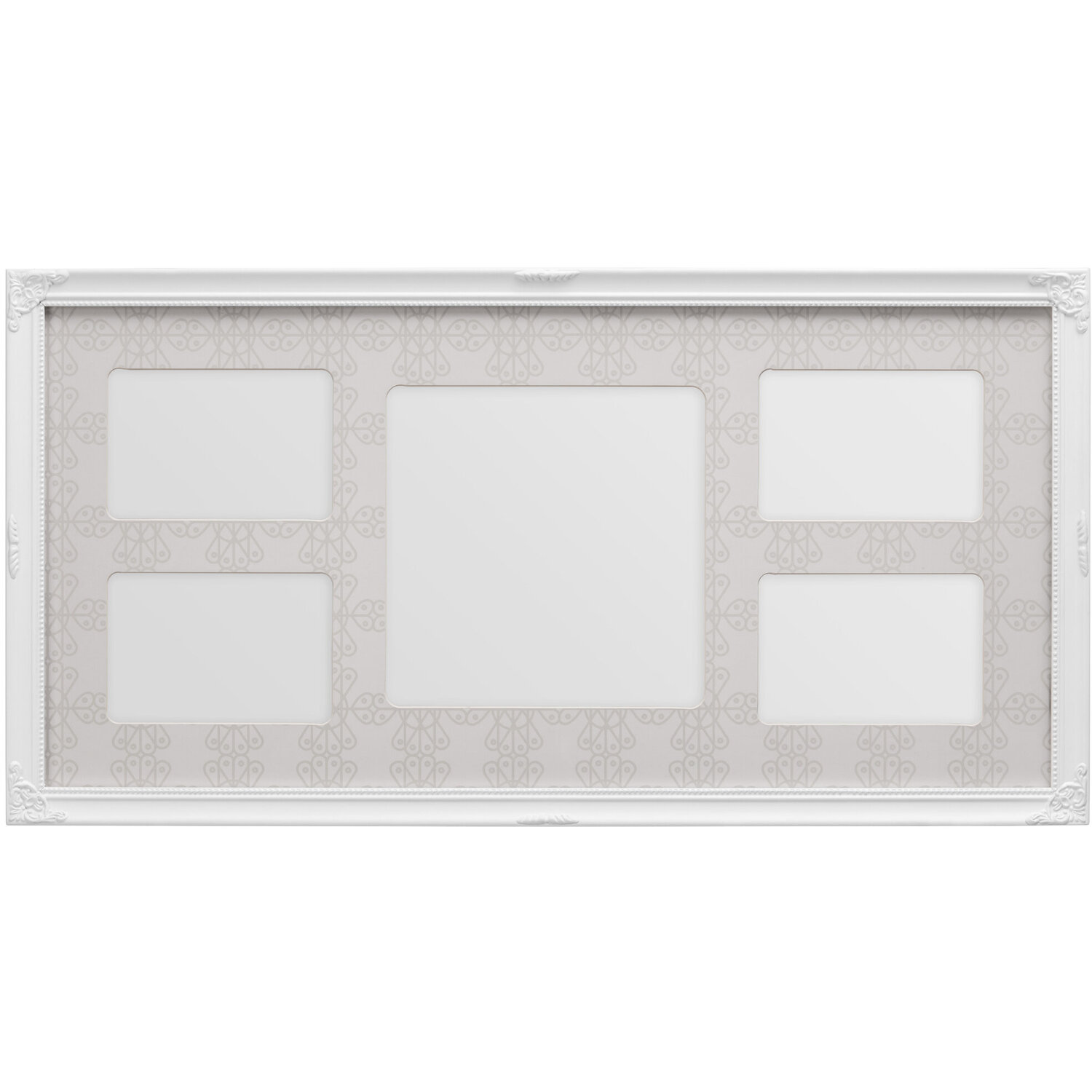 Maren White 5 Multi Photo Frame - White