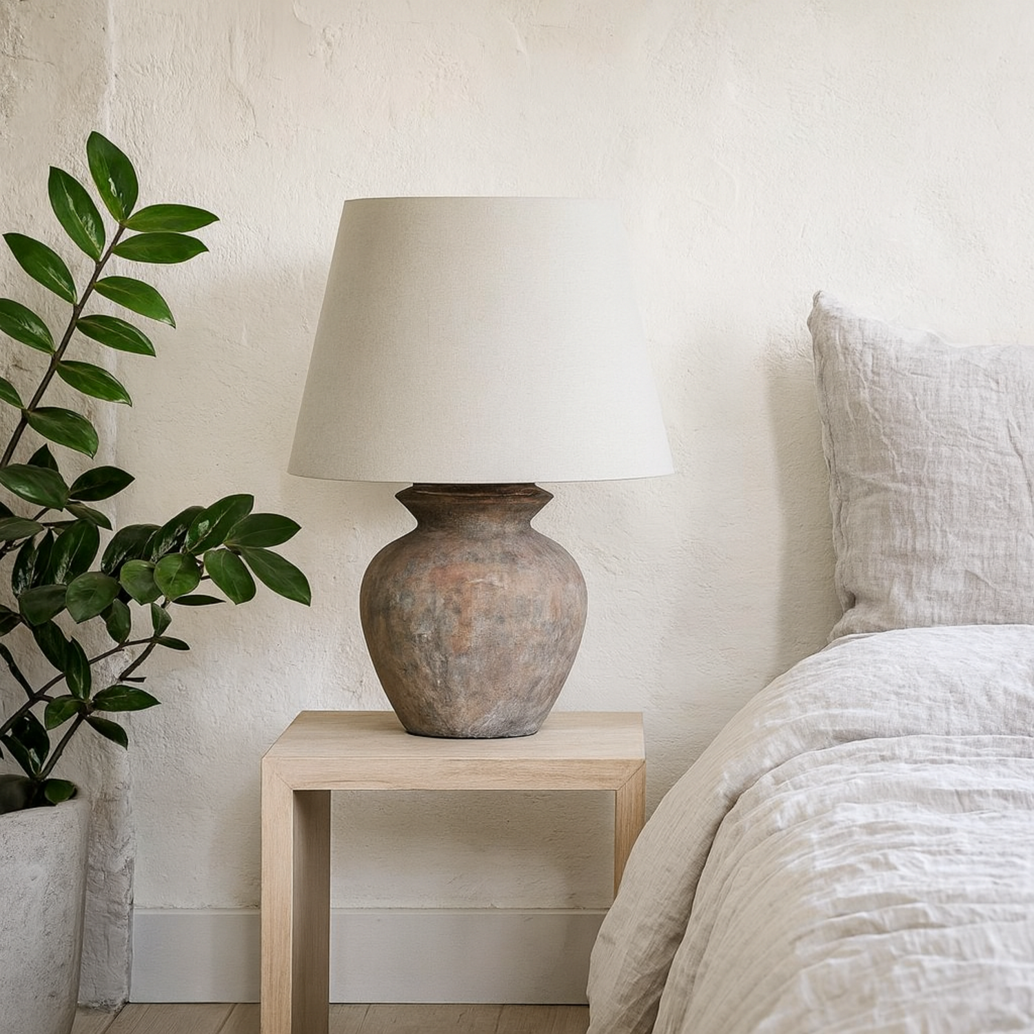 Image of Padua Rustic Terracotta Ceramic Table Lamp&hellip;