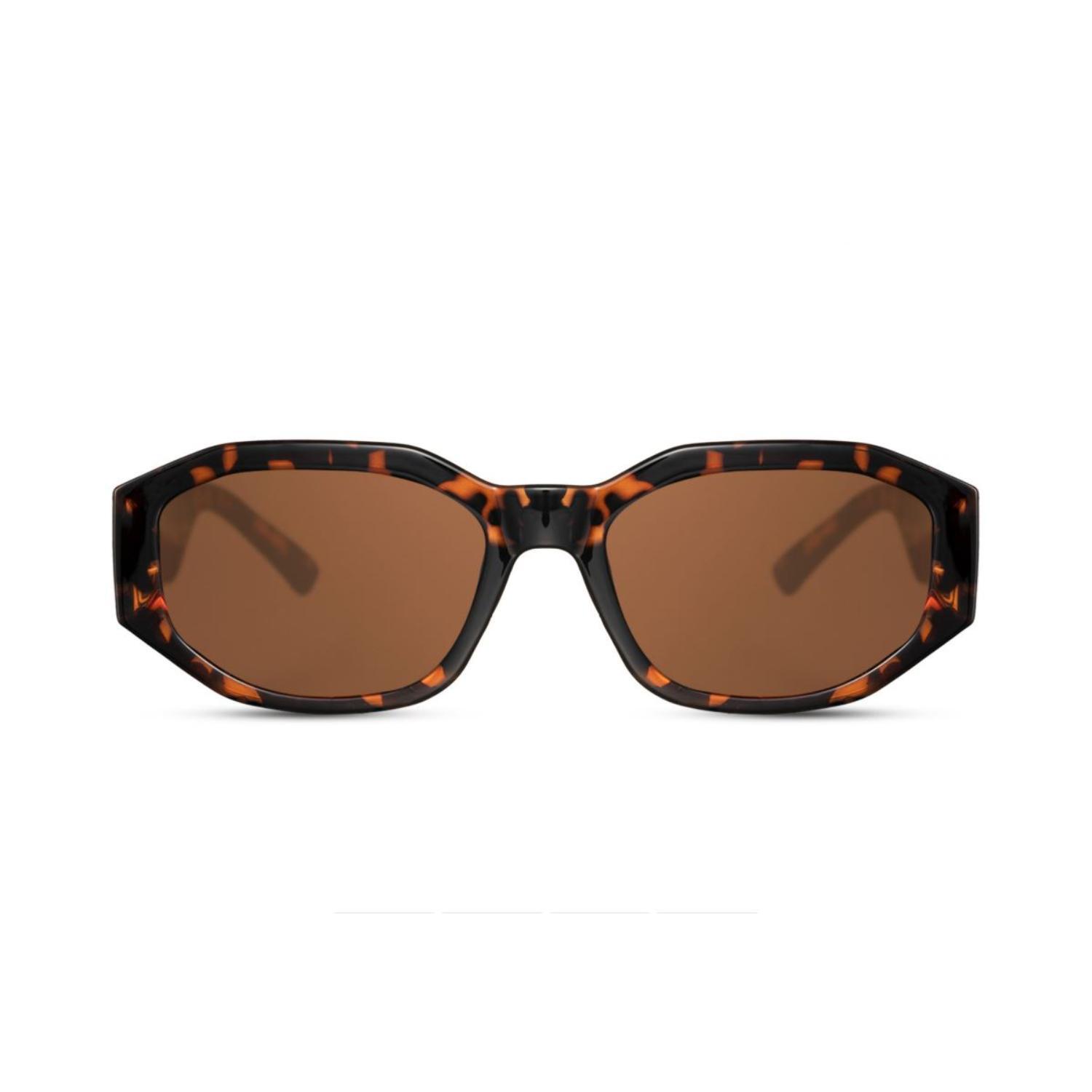 Sunglass Station Urban Oval Unisex Sunglasses - Classic Brown