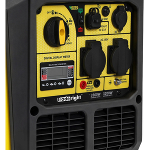 Inverter Generator 3500W Portable Petrol Quiet Backup Power Pure Sine