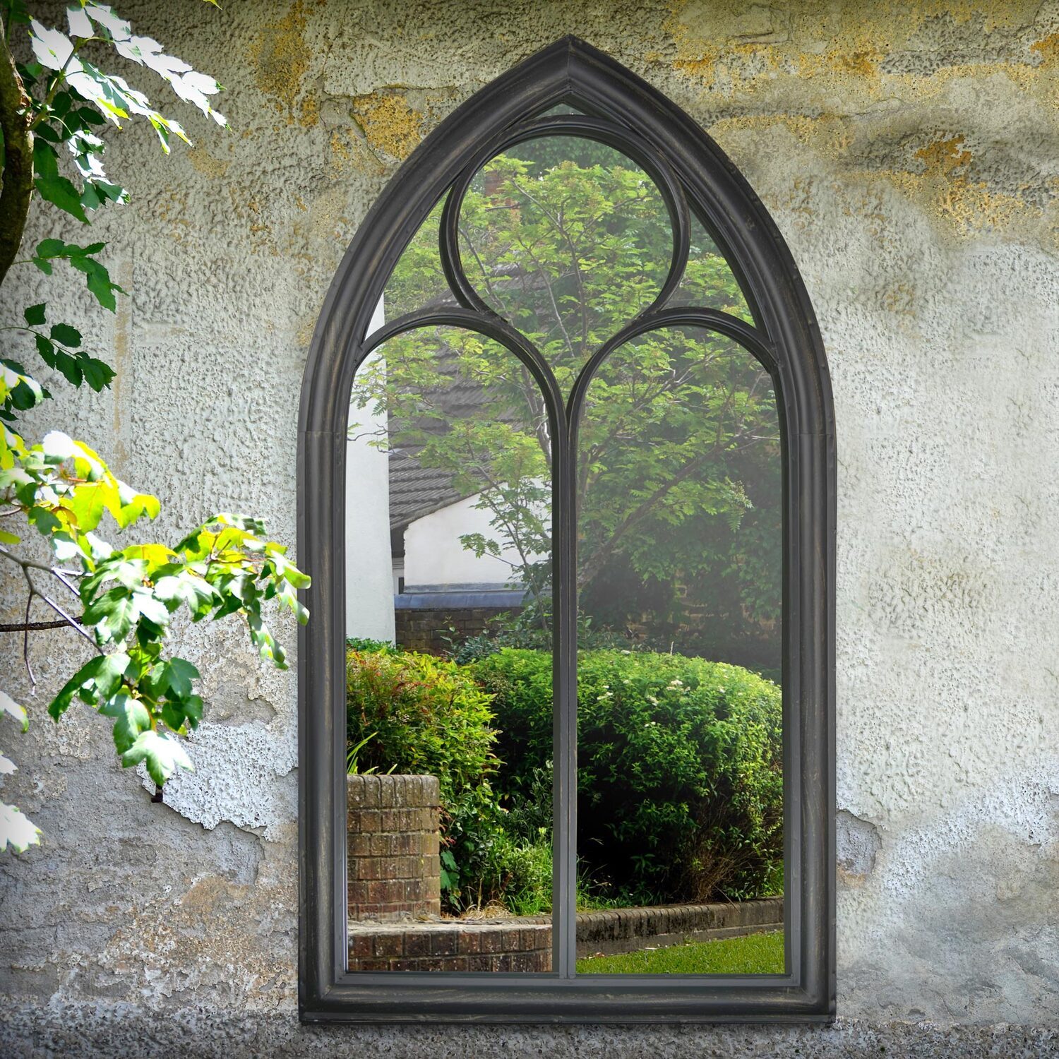 Image of Capulet Black Rustic Chapel Window Garden&hellip;