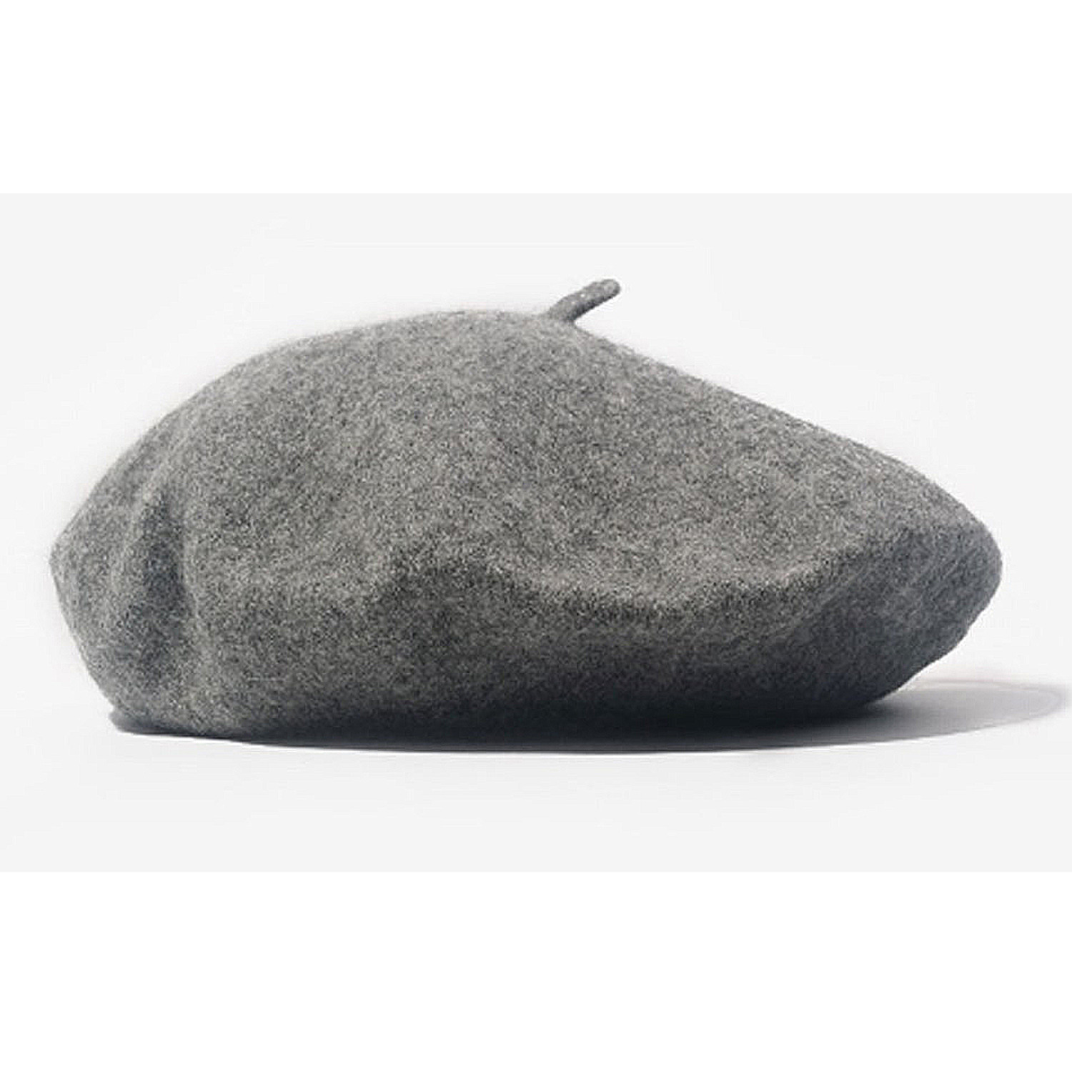 Classic Wool Beret - Grey S / Small