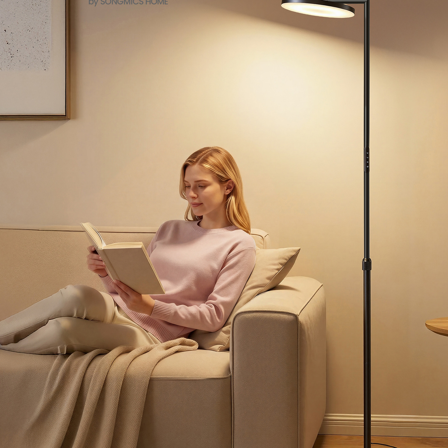 Image of 36W adjustable LED floor lamp with&hellip;