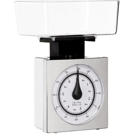 Olivier 3kg Chrome Effect Kitchen Scale