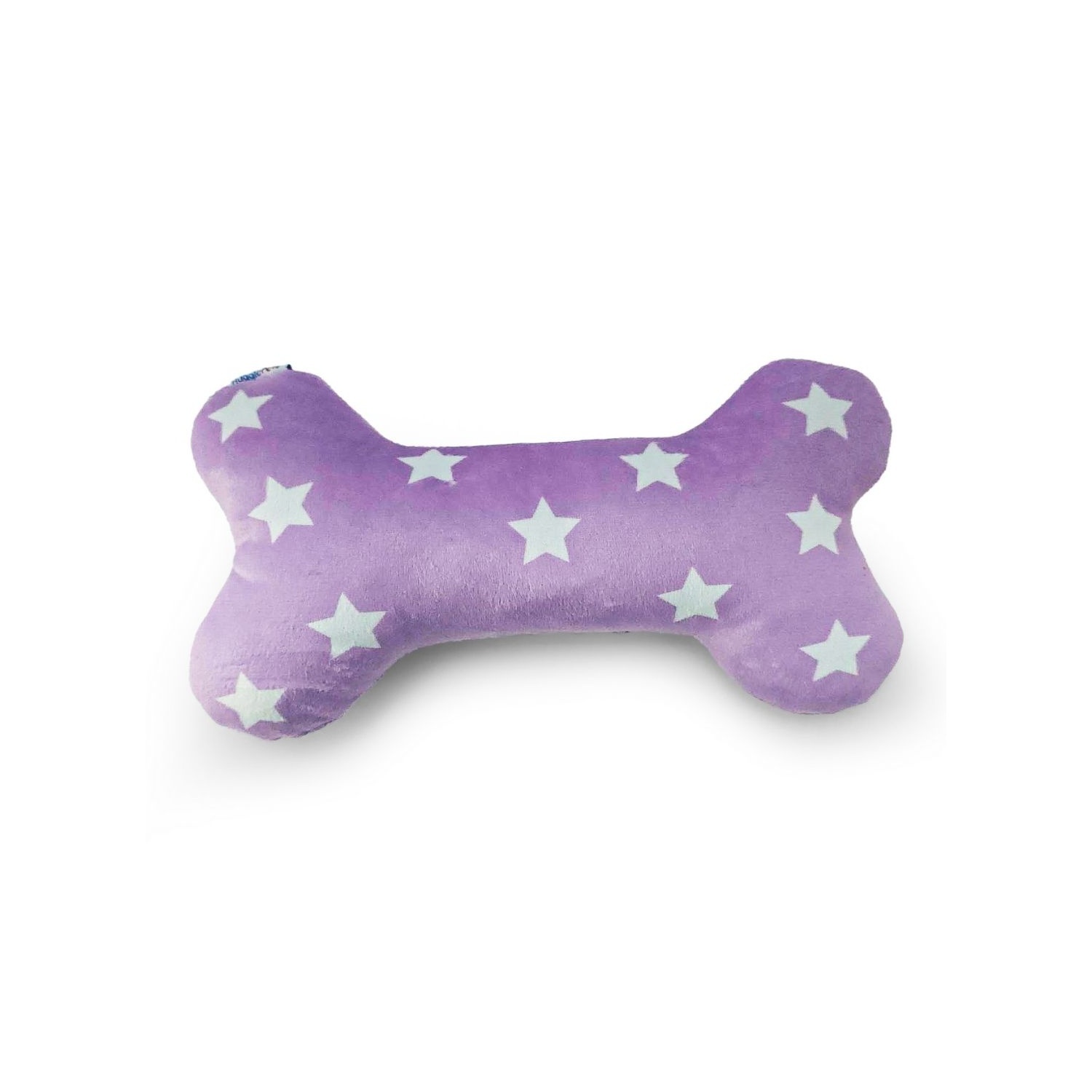 HugglePets Party Pup Squeaky Bone Dog Toy - Lime - Purple