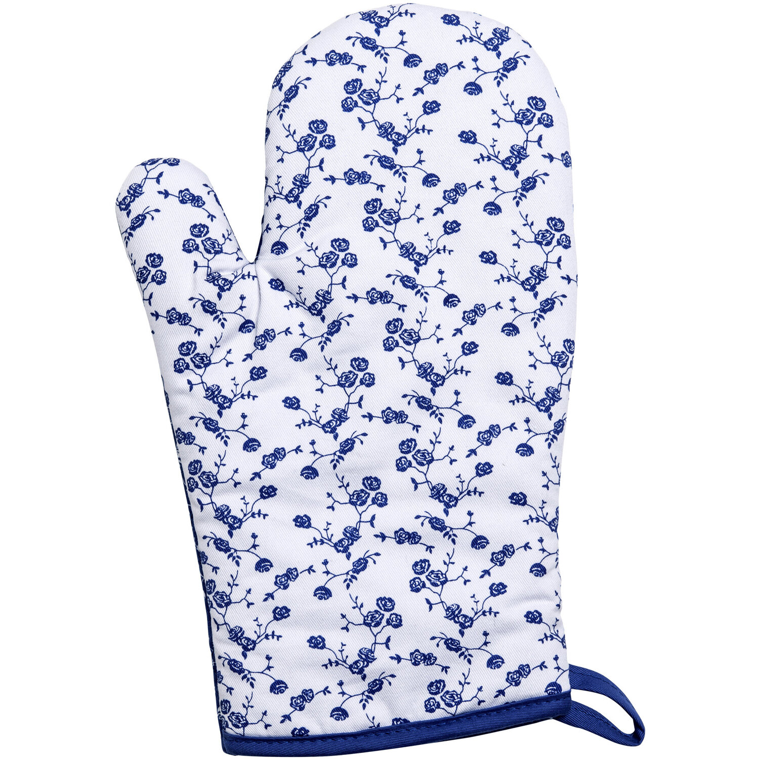 Maison By Premier Blue Rose Single Oven Glove - Blue