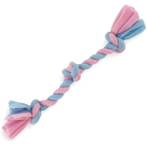 HugglePets Skye & Murphy Fleece 3 Knot Dog Toy