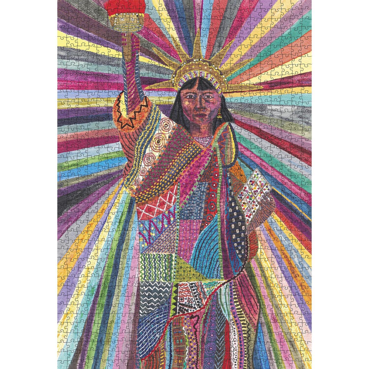 Pacita Abad L.A. Liberty 1000 Piece Jigsaw Puzzle