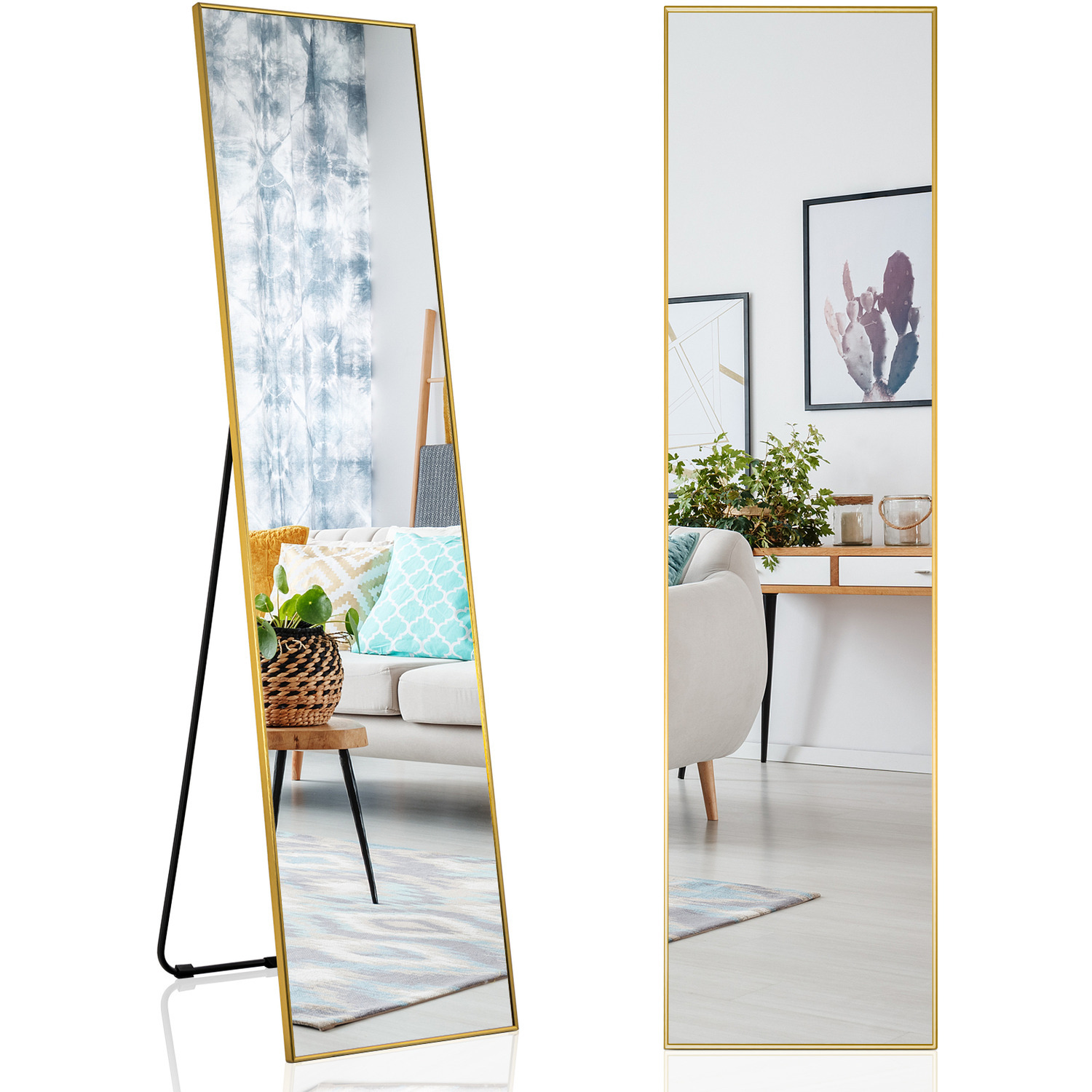 Image of Full Length Mirror - Gold
