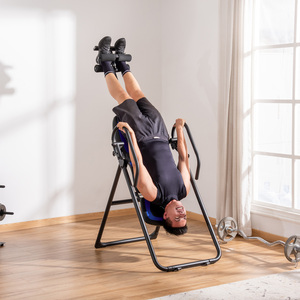Foldable Gravity Inversion Table, Back Therapy Fitness Bench