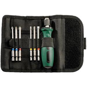 metabo Bit Roll-Up Case Set, 7 Piece
