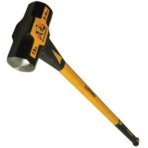 Roughneck Sledge Hammer Fibreglass Handle 5.5Kg (12Lb)