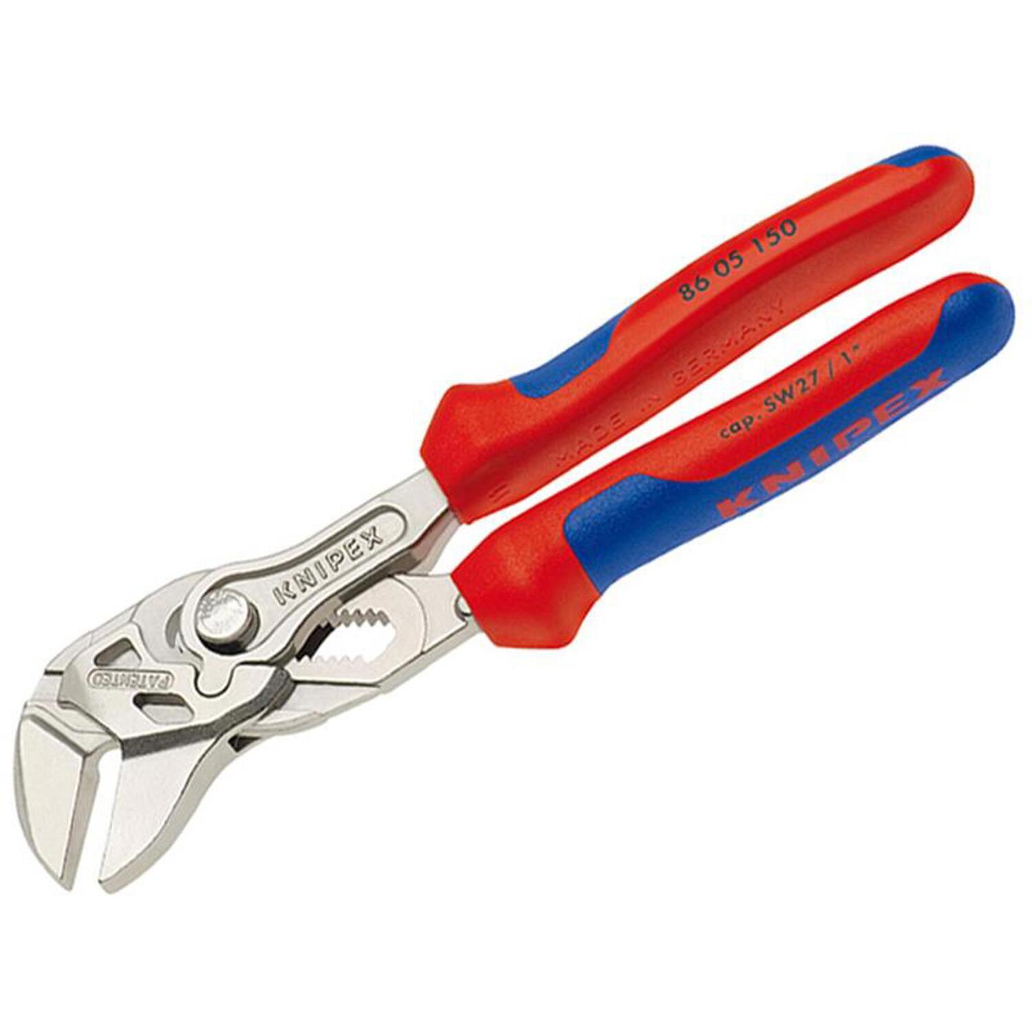 Knipex 86 05 150 Sb Pliers Wrench Multi-Component Grip 150Mm - Image 5
