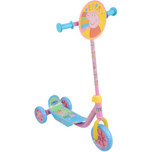 Peppa Pig Official Kids Deluxe Tri Scooter Ages 3 Up for Girls or Boys