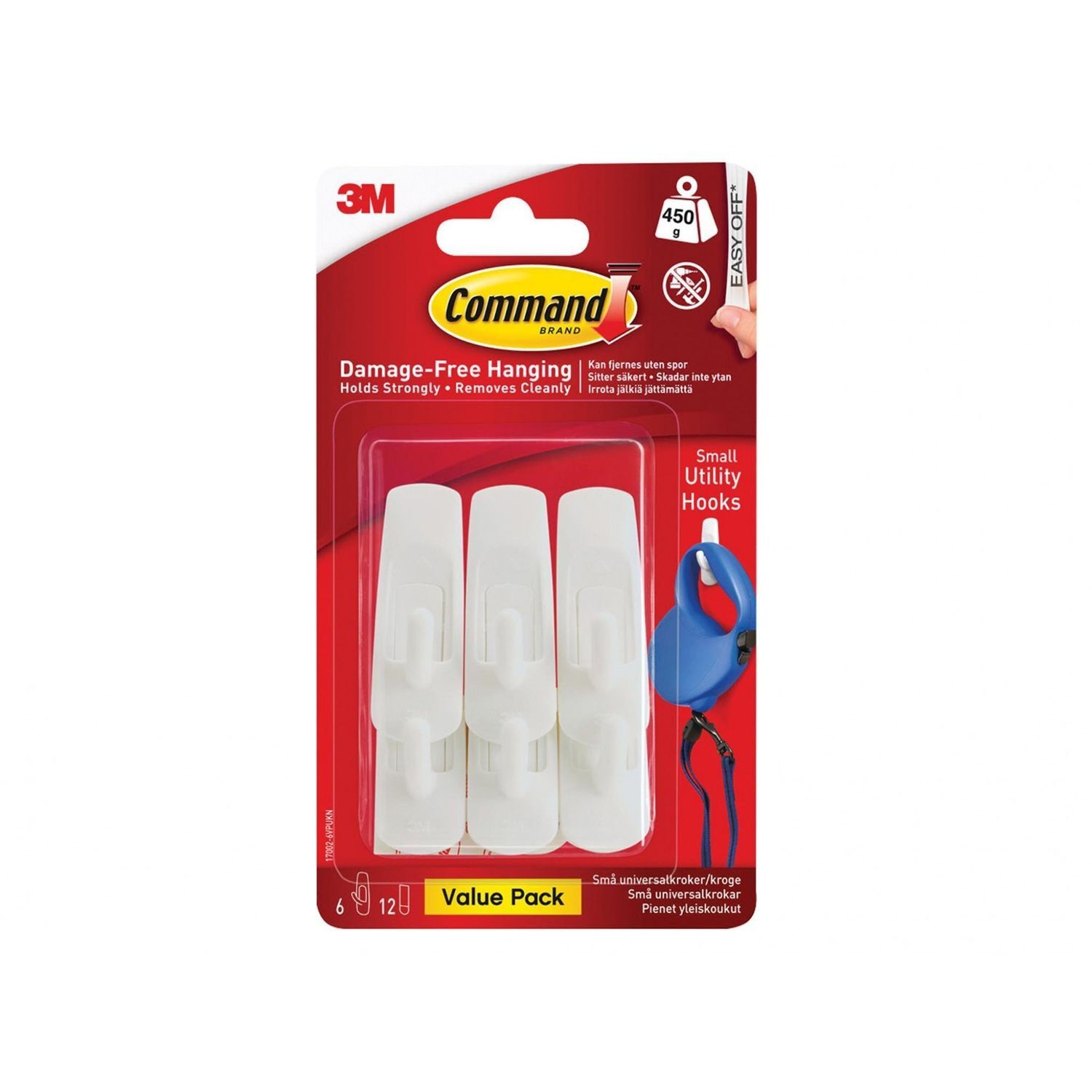 Command" Command Small Utility Hooks Value Pack (Pack 6) - Multi Colour