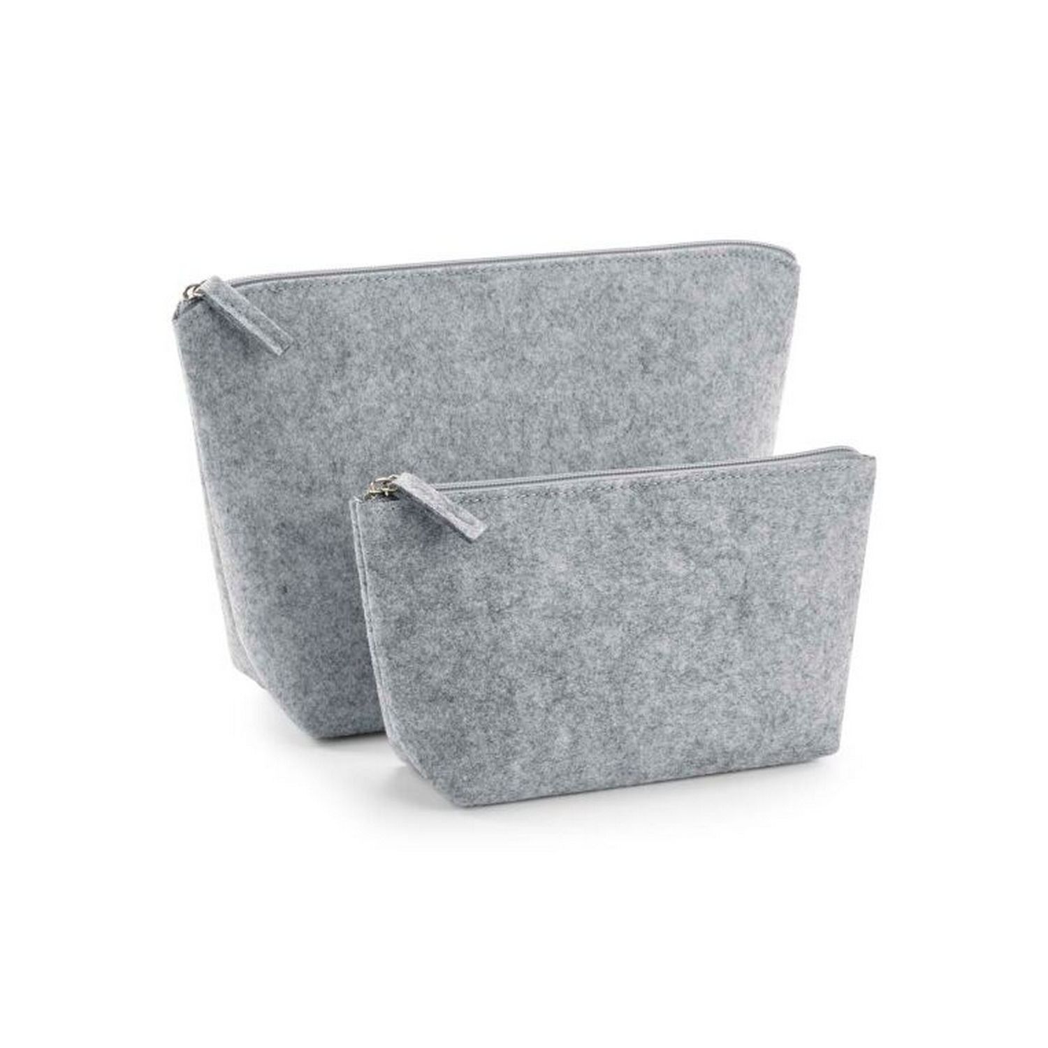 Bagbase Felt Accessory Bag - Grey Melange