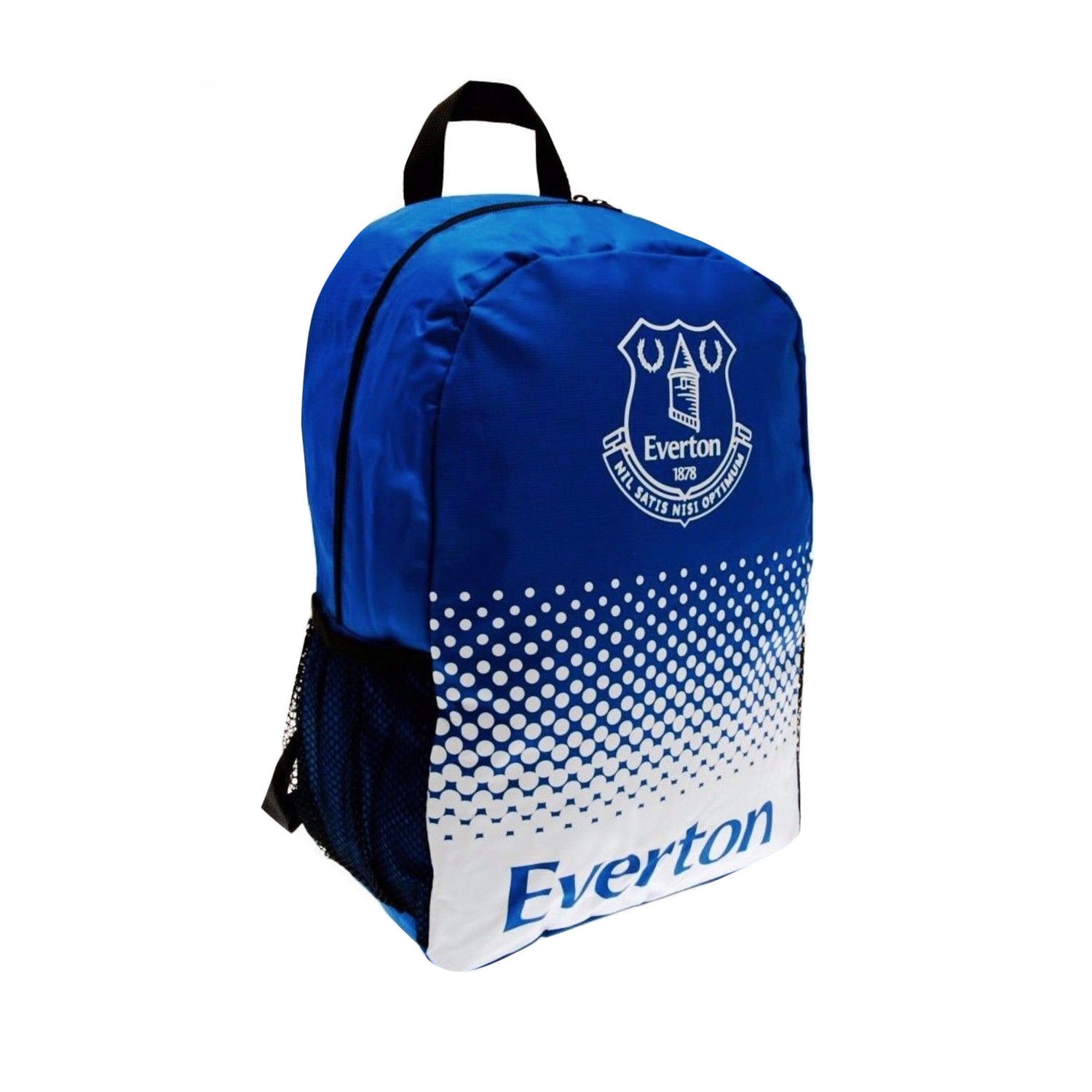 Everton Fc Official Football Fade Design Backpack/Rucksack - Blue/White