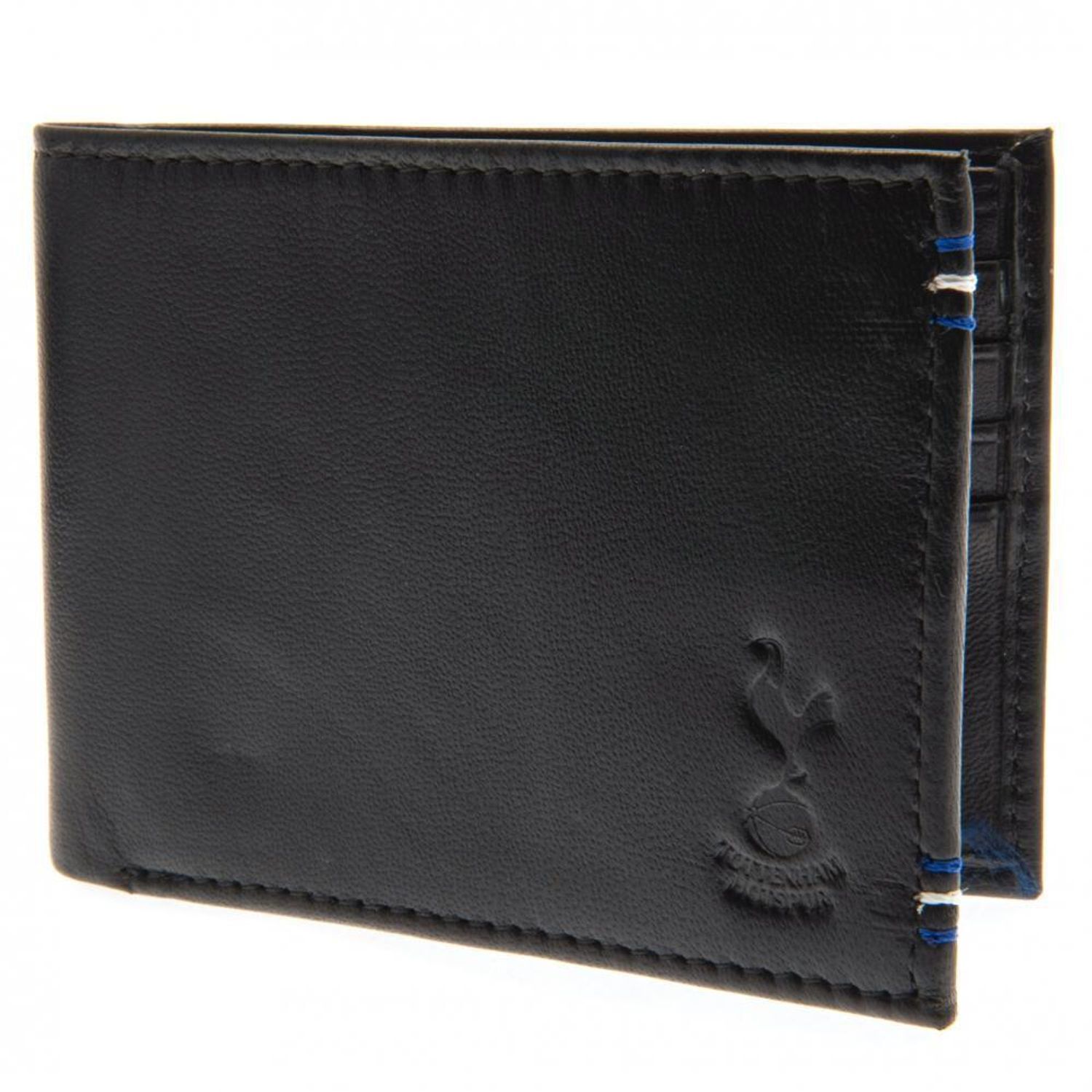 Tottenham Hotspur Fc Leather Stitched Wallet - Black - Image 1