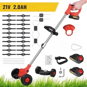 21V Cordless Grass Trimmer with 2 Batteries