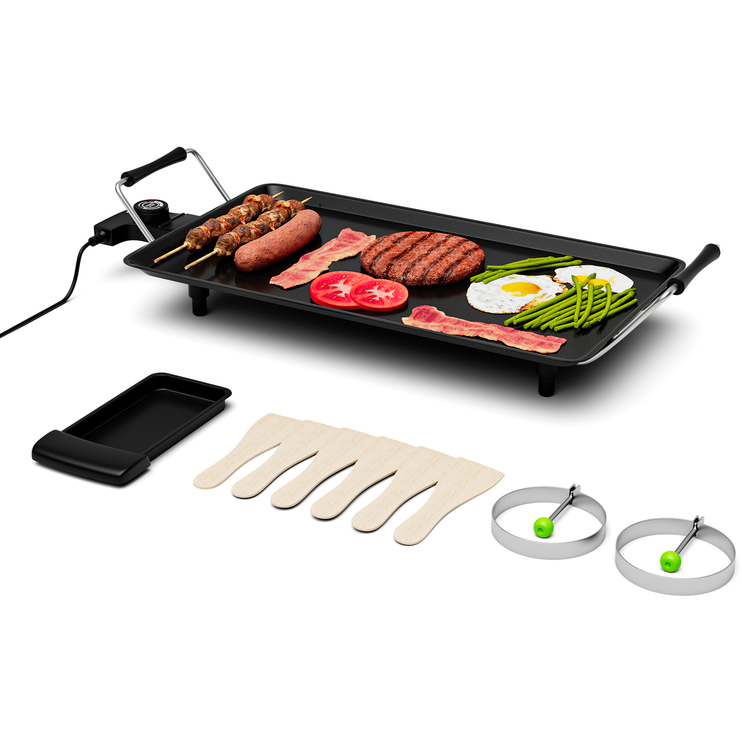 Costway Electric Teppanyaki Table Griddle - Black