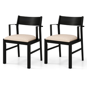 Set of 2 Dining Chair with Arms