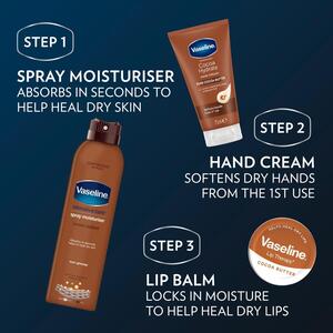 Vaseline Lip Therapy Cocoa Butter 20gm Petroleum Jelly Dry Lip Treatment, 8 Pack