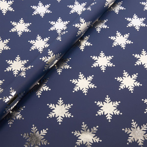 Embossed Snowflake Gift Wrapping Paper
