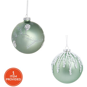Festive Beaded Bauble