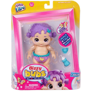 Little Live Polly Petals Interactive Baby Girl Doll Bottle and Pacifier