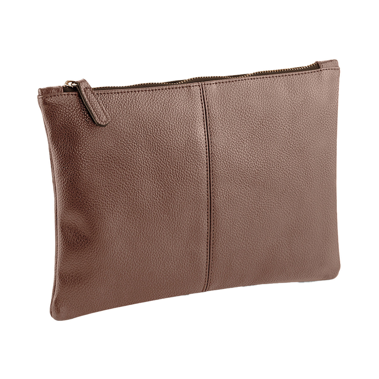 Quadra Nuhide Zipper Pouch - Tan