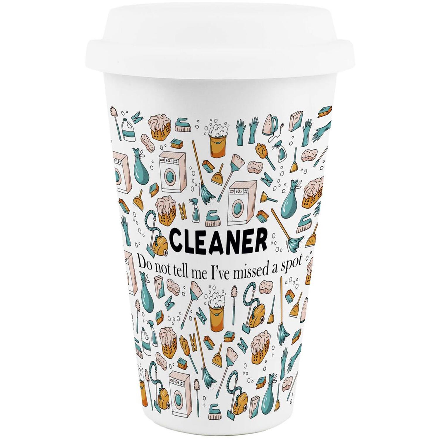 Image of Novelty Cleaner Ceramic Travel Mug -&hellip;